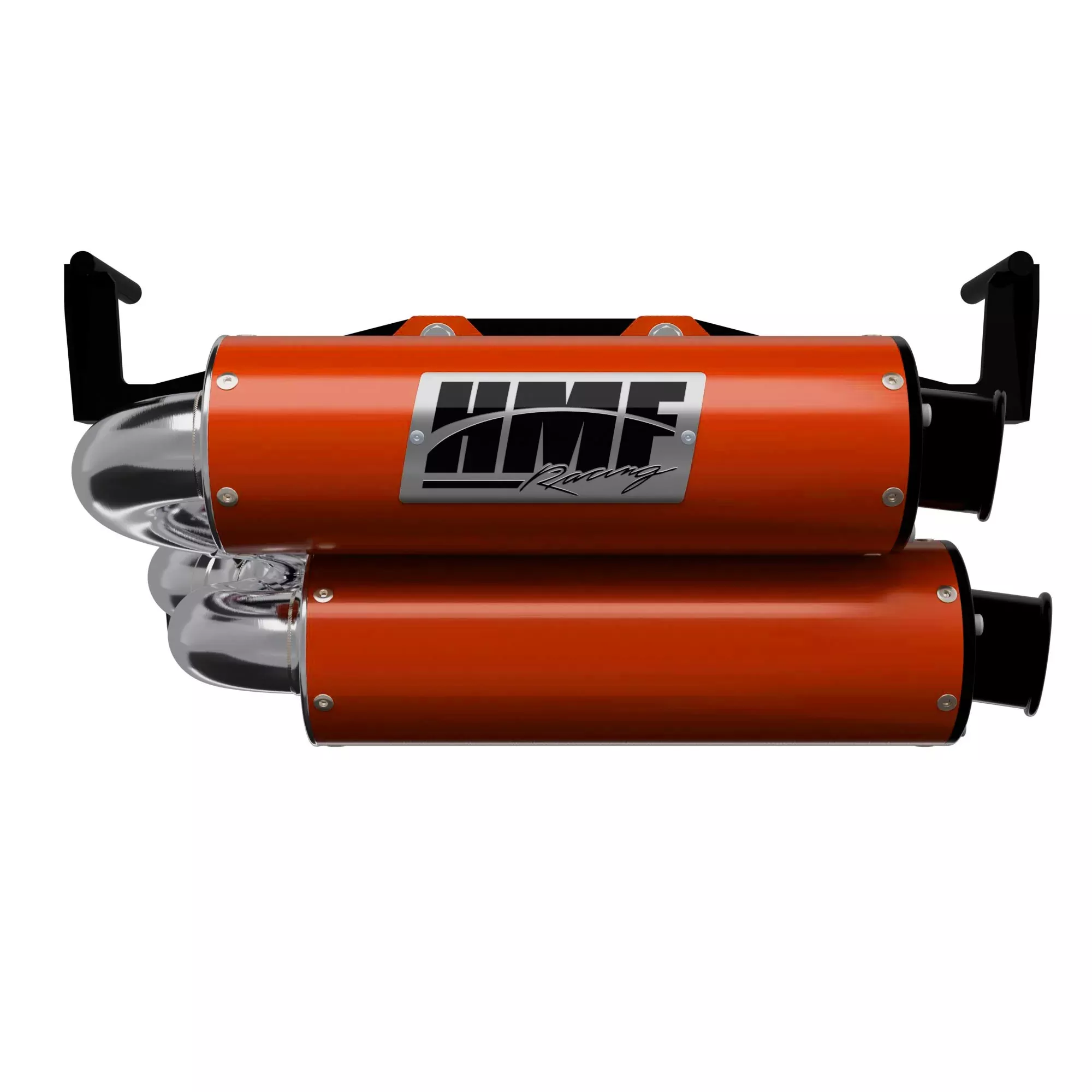 HMF Muffler Dual Full System Performance Exhaust Red – Can-Am Turn Down Black End Cap For Can-Am Outlander 1000/850 2025-2026 14656637672