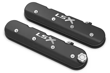 Holley LS Series Valve Covers w/LSX Logo HLY241-407