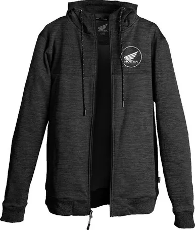 Honda Apparel Zip Black Hoodie