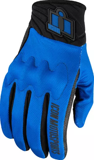 Icon Anthem 3 Blue Gloves