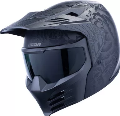 Icon Elsinore Darkgard Black Helmet