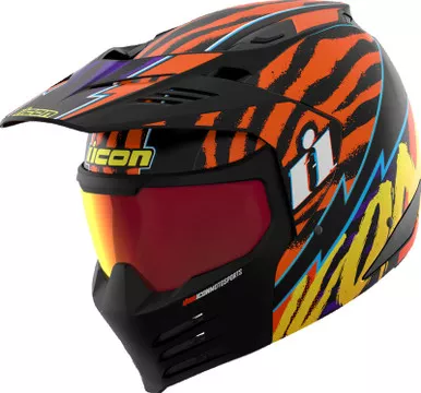 Icon Elsinore Rad Dawn Orange Helmet