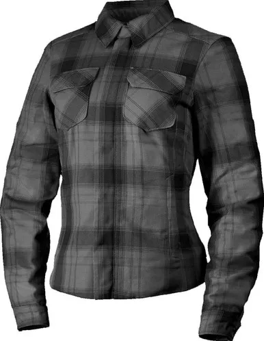 Icon Women's Fallblock Flannel Black Jacket