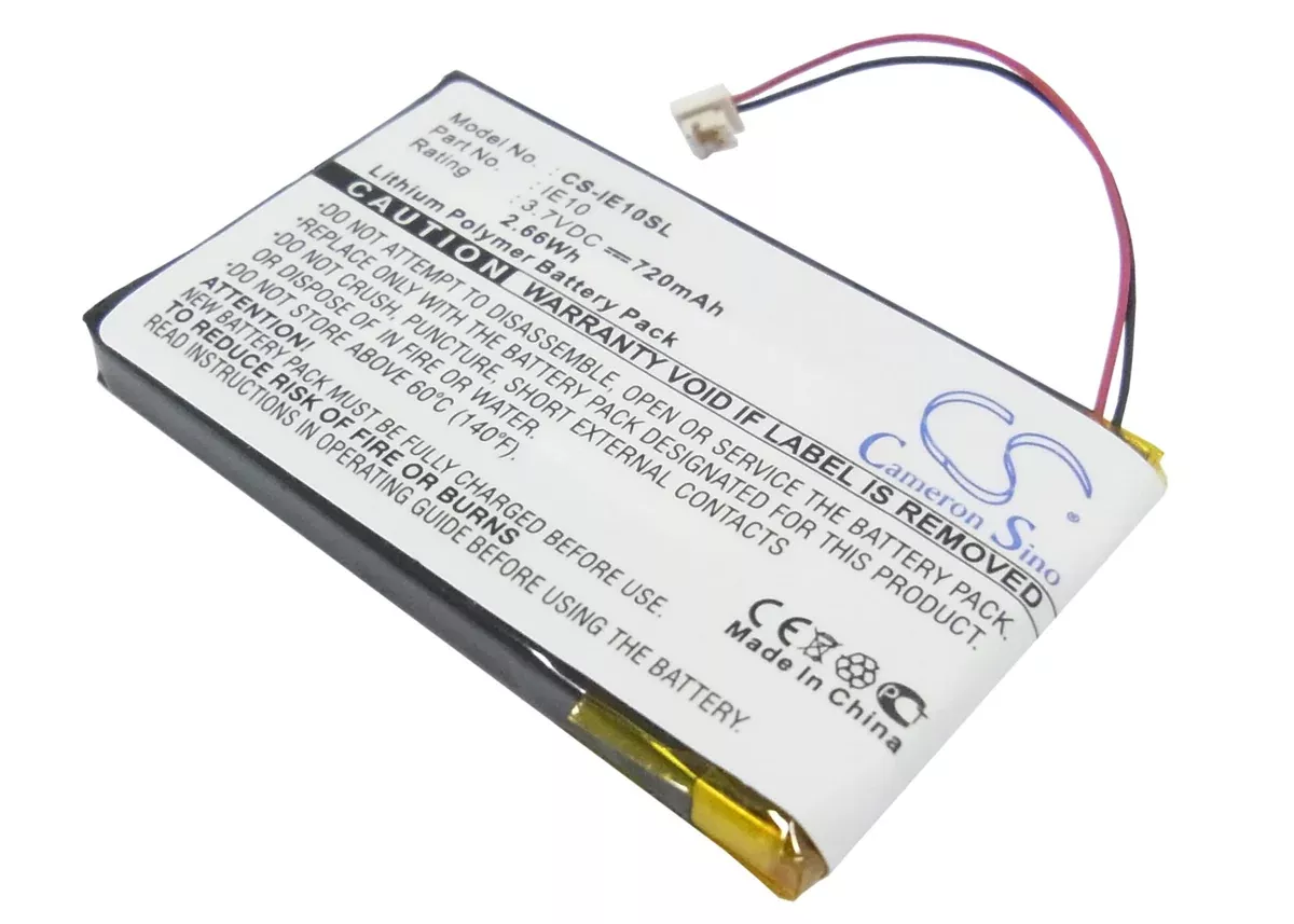 iRiver E10 E10CT HDD Jukebox IRI-E10 Media Player Replacement Battery