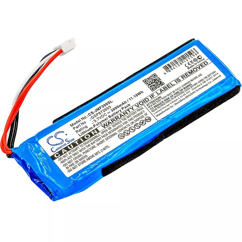 JBL Flip 3 JBLFLIP3GRAY Flip 3 Splashproof Flip 3 Gray Speaker Replacement Battery