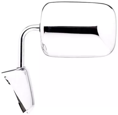 K-Source 60126C Driver Side Mirror for Dodge Pickup, Chrome, Foldaway