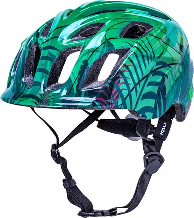 Kali Child Chakra Lighted Jungle Gloss Green Helmet