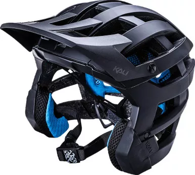 Kali Open Face Invader Black Helmet