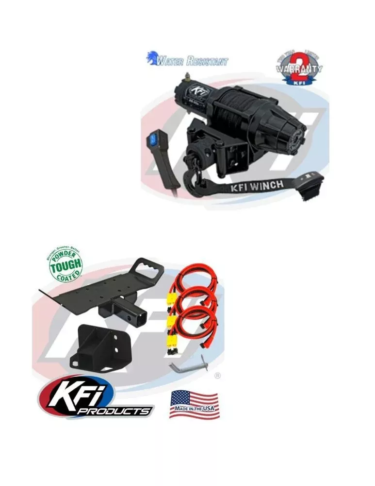 KFI Winch Kit For John Deere Gator HPX & XUV 620i/850D