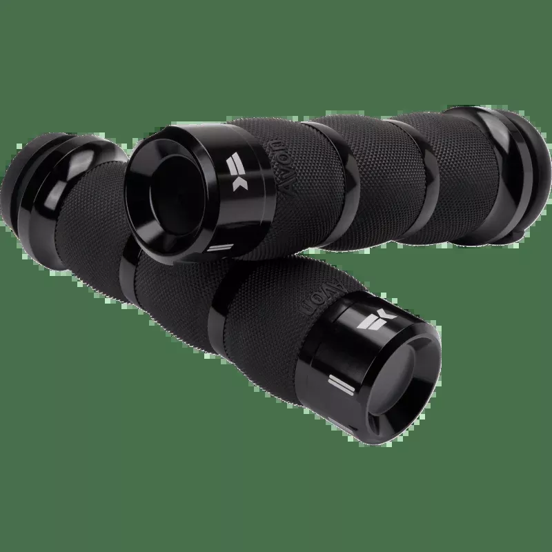 Khrome Werks ETC Grips Klassic, Air Cushion, Black, PKG