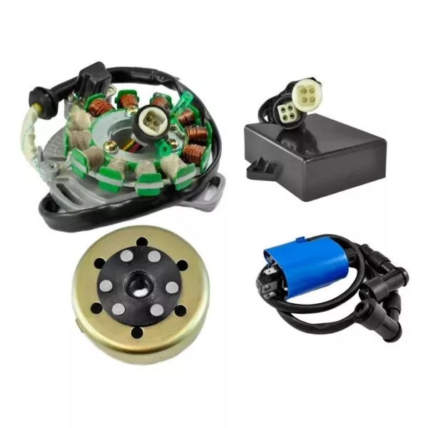 Kimpex Stator, CDI Box, Regulator, Flywheel And Ignition Coil Kit