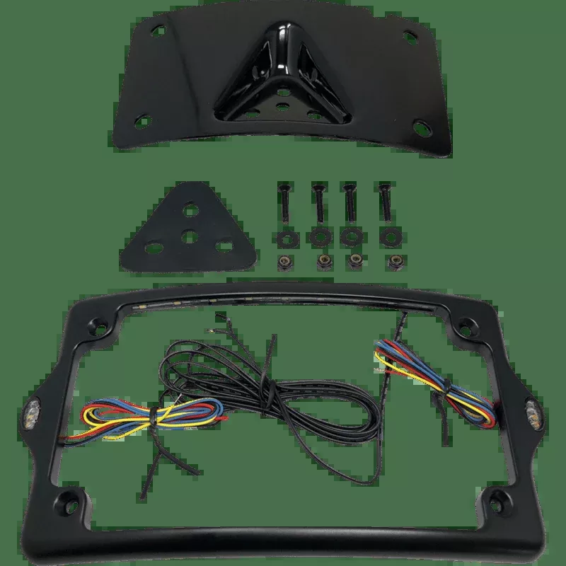 Kodlin Curved 3-Bolt Mounted Elypse 3-1 License Plate Kit,
