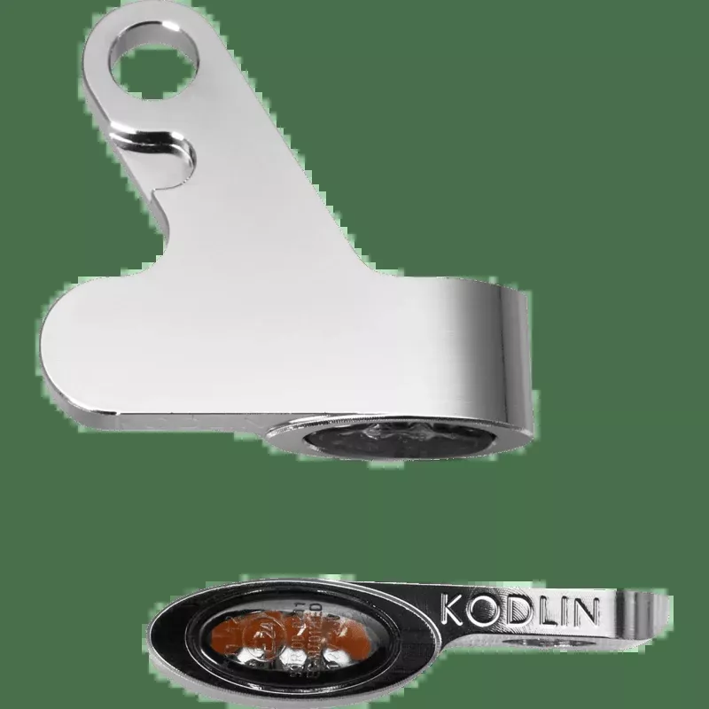 Kodlin Elypse Front LED 2-1 Turn Signals M8 Softail Chrome