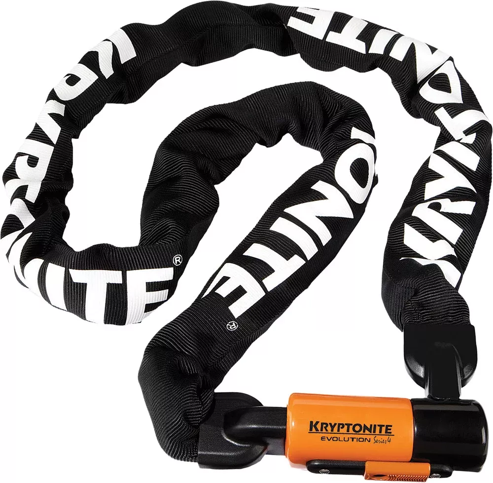 Kryptonite EVO 4 Chain 5FT Black Orange - 000815