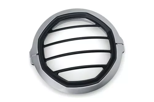 Kuryakyn 5 3/4" Dillinger Satin/Black Headlight Trim Ring (6687)
