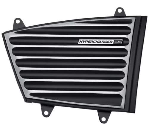 Kuryakyn Classic Faceplate for Hypercharger ES Satin Black Machined (9369)