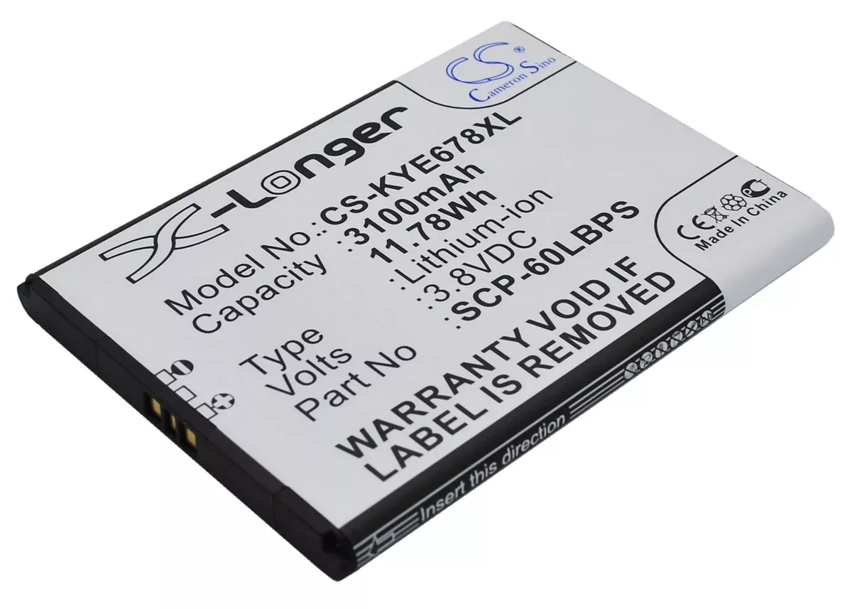 Kyocera Brigadier E6782 DuraForce E6762 E6560 Mobile Phone Replacement Battery
