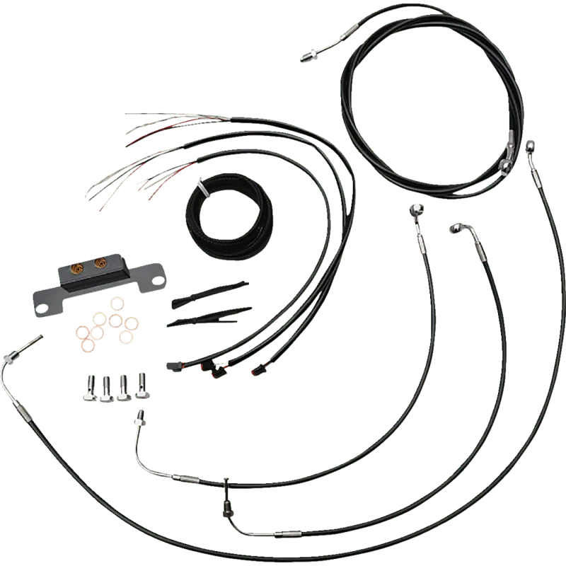 LA Choppers Mini Handlebar Cable Kit With Wiring Vinyl