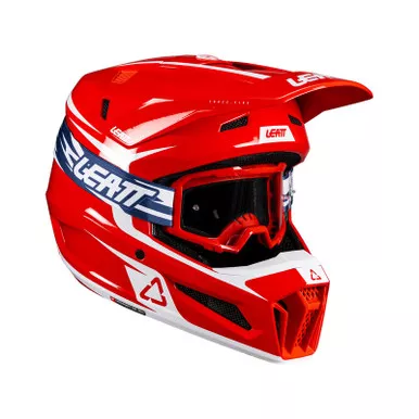 Leatt Moto 3.5 Red V26 Helmet Kit