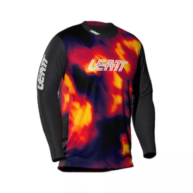 Leatt MTB Gravity 4.0 Long Sleeve Jr Heatmap Red Jersey