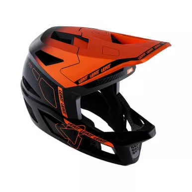 Leatt MTB Gravity 6.0 Carbon Glow Orange Helmet