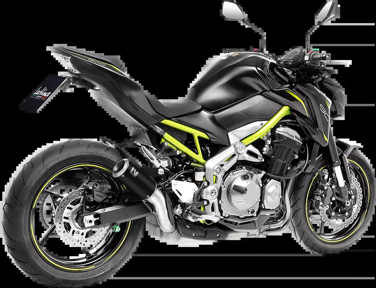 LeoVince LV Corsa Muffler – Black Edition-15402BU