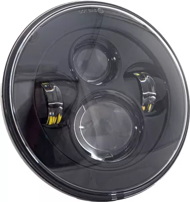 Letric Lighting LLC-ILH-7B 7in. LED Headlight for Indian – Premium LED – Black