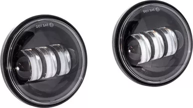 Letric Lighting LLC-ILPL-B 4.5in. LED Passing Lamp for Indian – Black