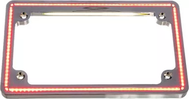 Letric Lighting LLC-PPL-C1 Perfect Plate-Light Flat License Plate Frame – Chrome