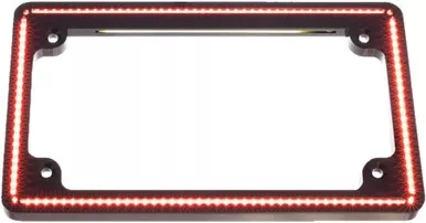 Letric Lighting LLC-PPL-G8 Perfect Plate-Light Flat License Plate Frame - Black