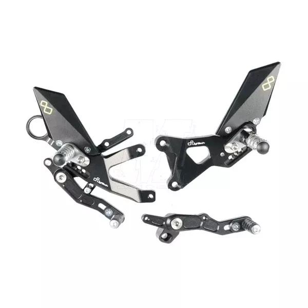 LighTech Track System Adjustable Rear Sets For BMW S1000RR