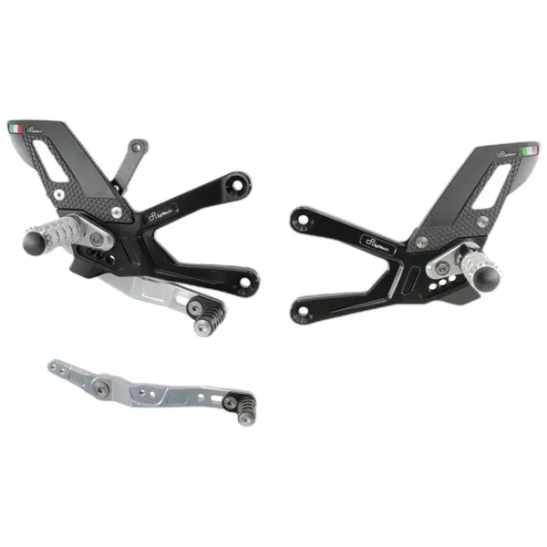 LighTech Track System Adjustable Rear Sets For Yamaha R1 R1M