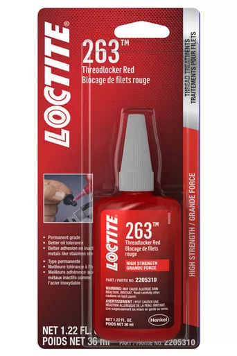 Loctite 263 Threadlocker Red Surface Insensitive 36ml 2205310