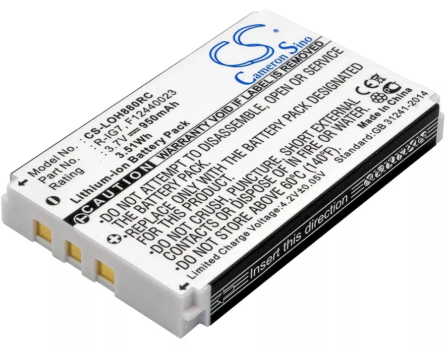 Logitech Harmony 880 Remote Harmony 885 Remote Harmony 890 Remote Harmony 720 Remote Harmony One Harmony 720 Pro Ha Remote Control Replacement Battery