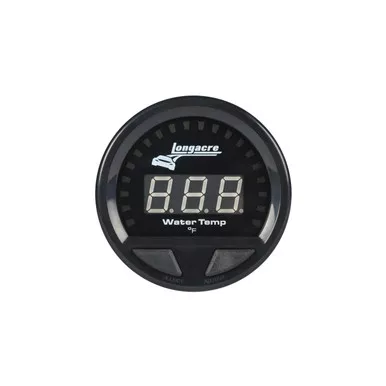 Longacre Waterproof LED Water Temp Gauge 100-280f 52-46860