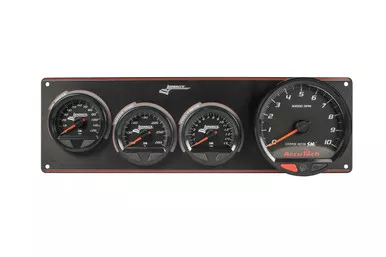 Longacre Waterproof SMI 3 Gauge Panel W/Tach OP/WT/FP 52-44574