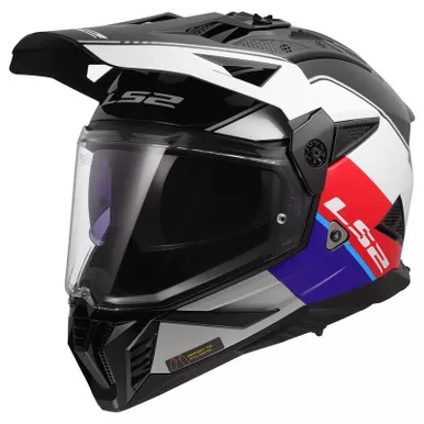 LS2 Blaze II Rally Gloss Red White Blue Helmet