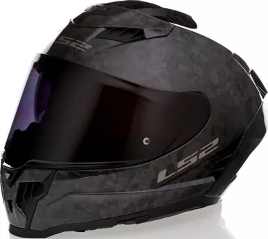 LS2 Dragon Carbon Forged Gloss Black Helmet