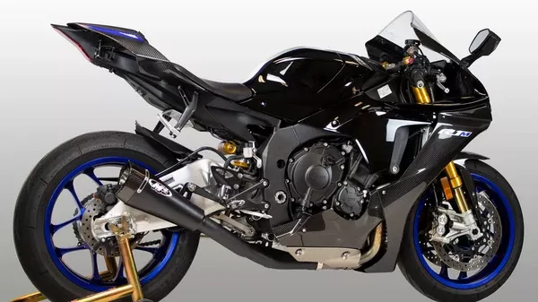 M4 Exhaust 2015-2026 Yamaha R1 Black RM1 Half System