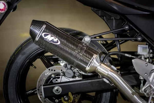 M4 Exhaust 2017-2022 Suzuki SV650 Race Full System Carbon