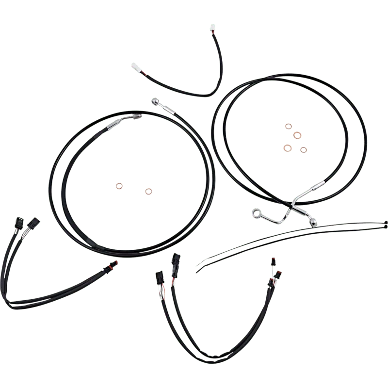 Magnum Control Cable Kit XR Black/Chrome
