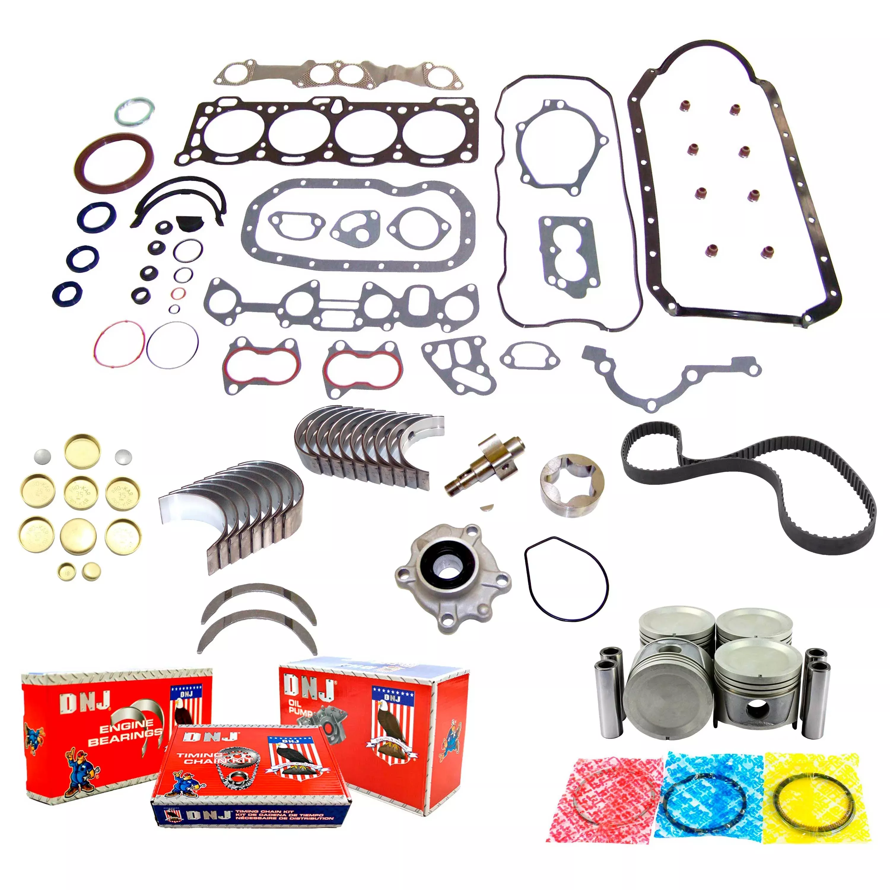 Master Engine Rebuild Kit 1986-1995 Isuzu 2.3L