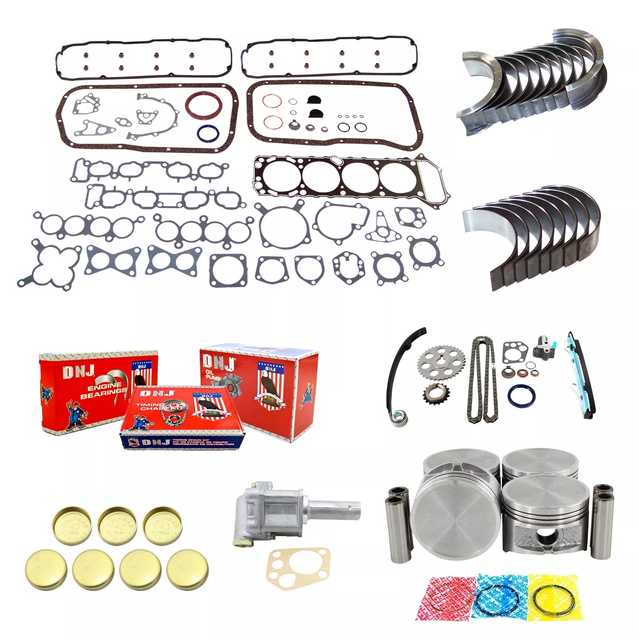 Master Engine Rebuild Kit 1990-1995 Nissan 2.4L