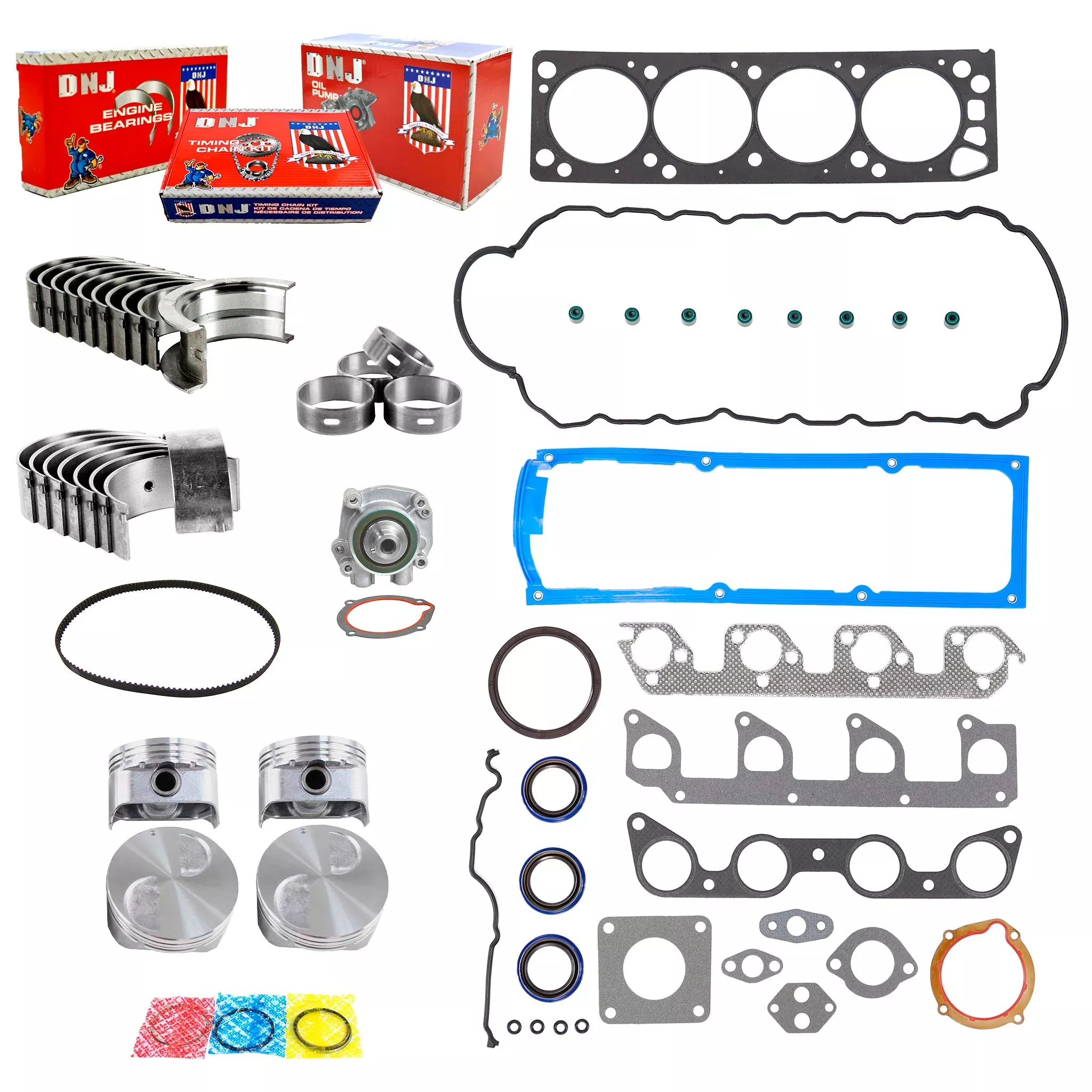Master Engine Rebuild Kit 1995-1997 Ford,Mazda 2.3L