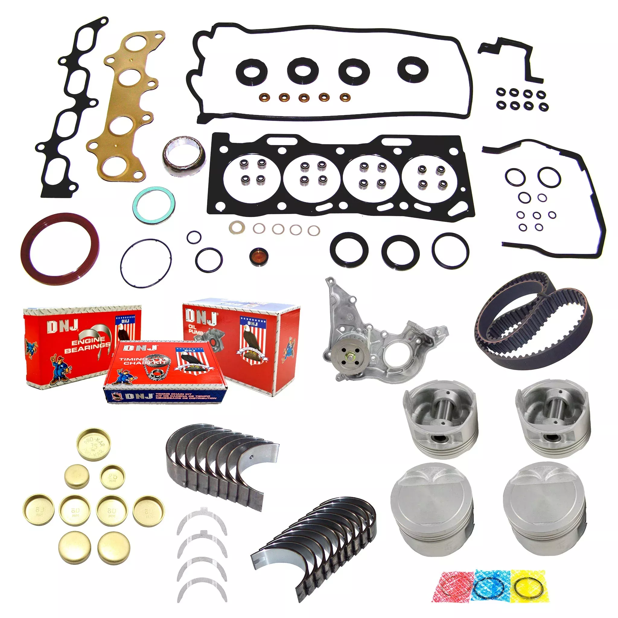 Master Engine Rebuild Kit 1995-1998 Toyota 1.5L