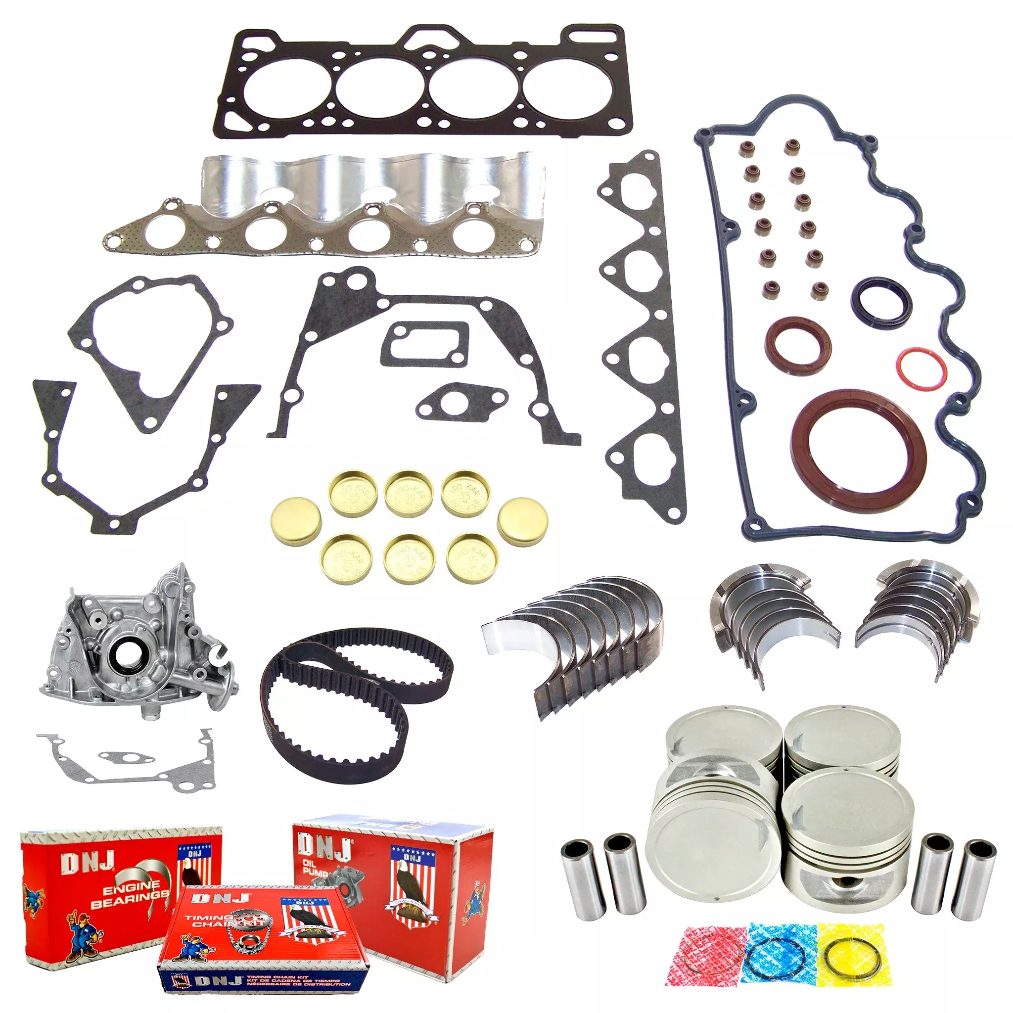 Master Engine Rebuild Kit 1995-1999 Hyundai Accent 1.5L