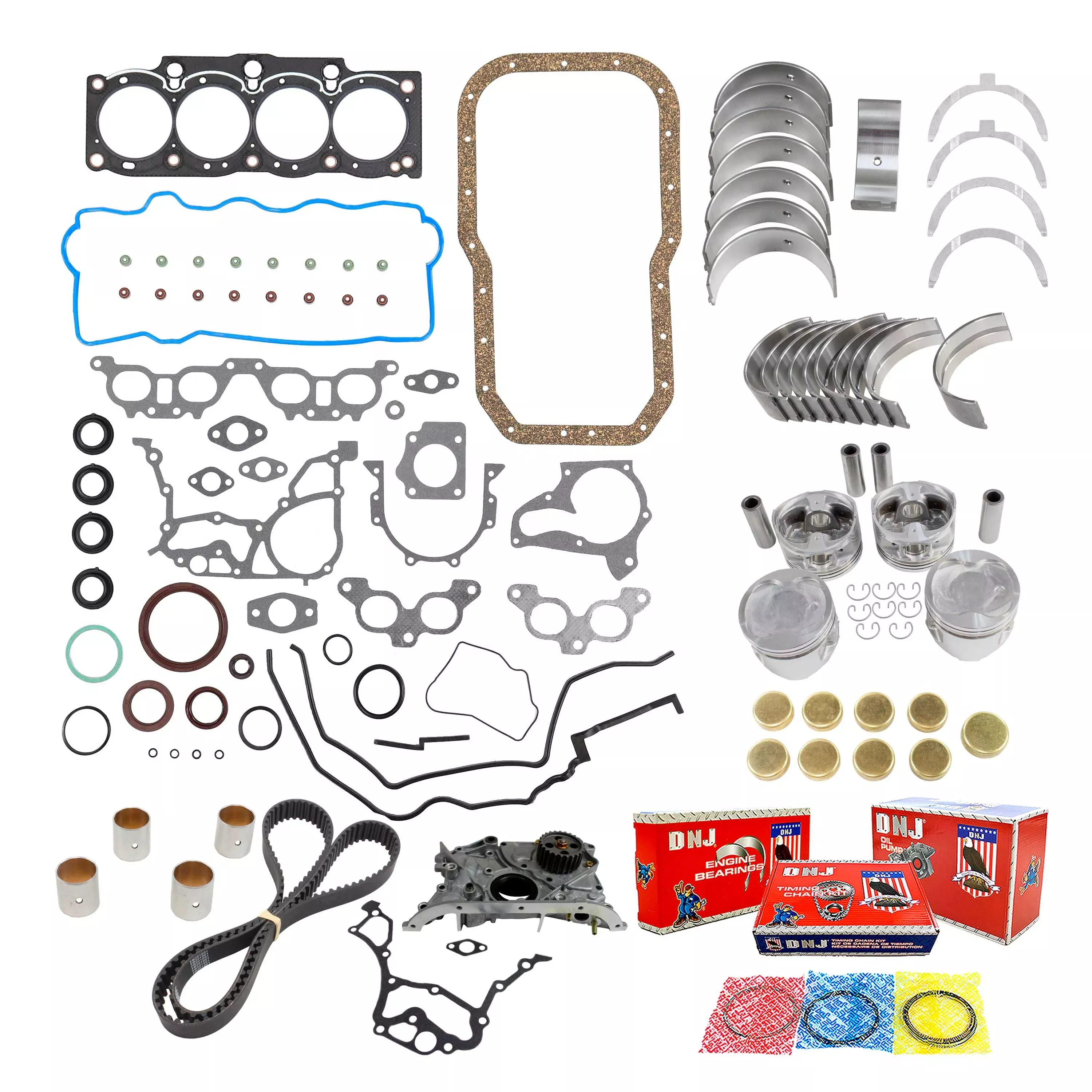 Master Engine Rebuild Kit 1996 Toyota 2.2L