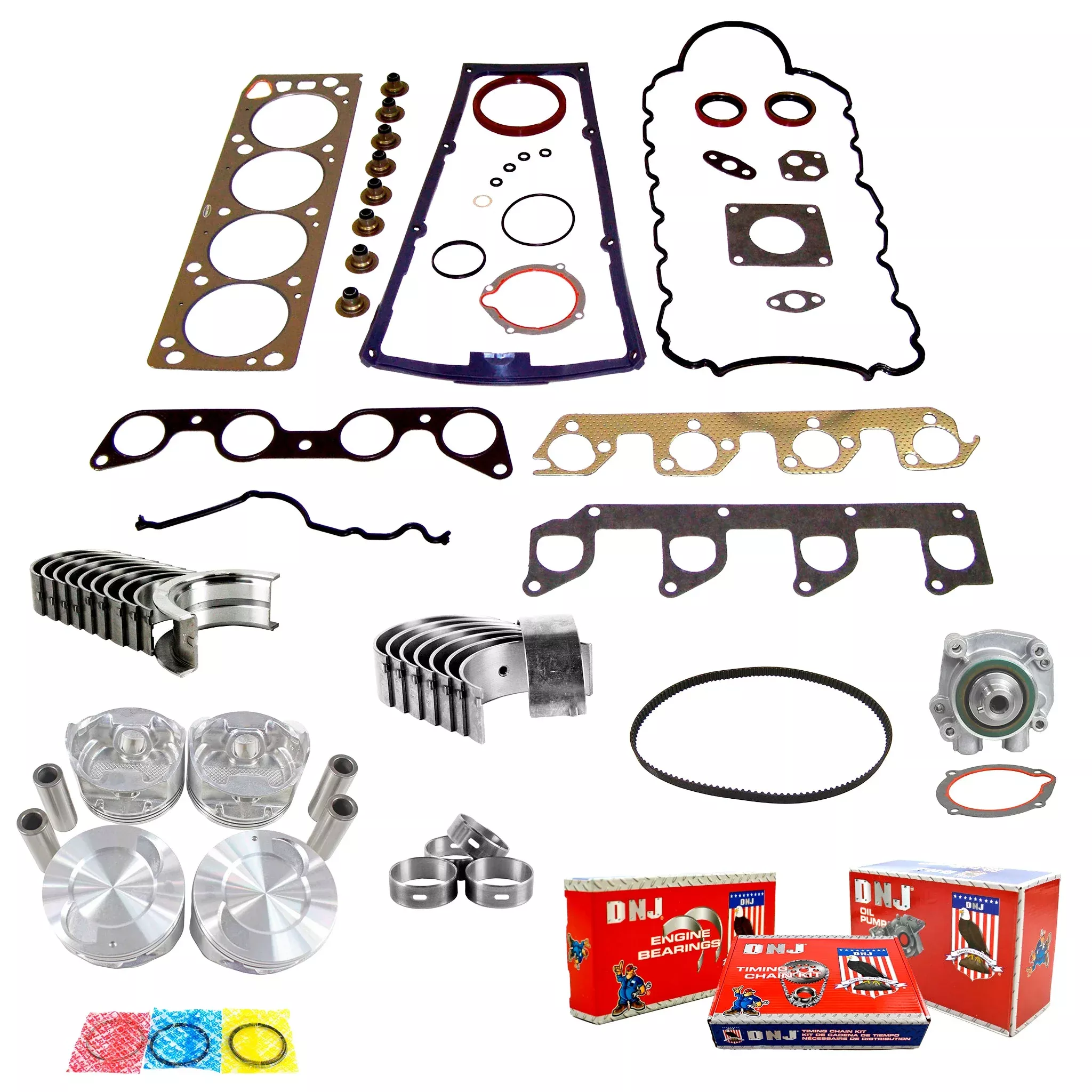Master Engine Rebuild Kit 1999-2001 Ford,Mazda 2.5L