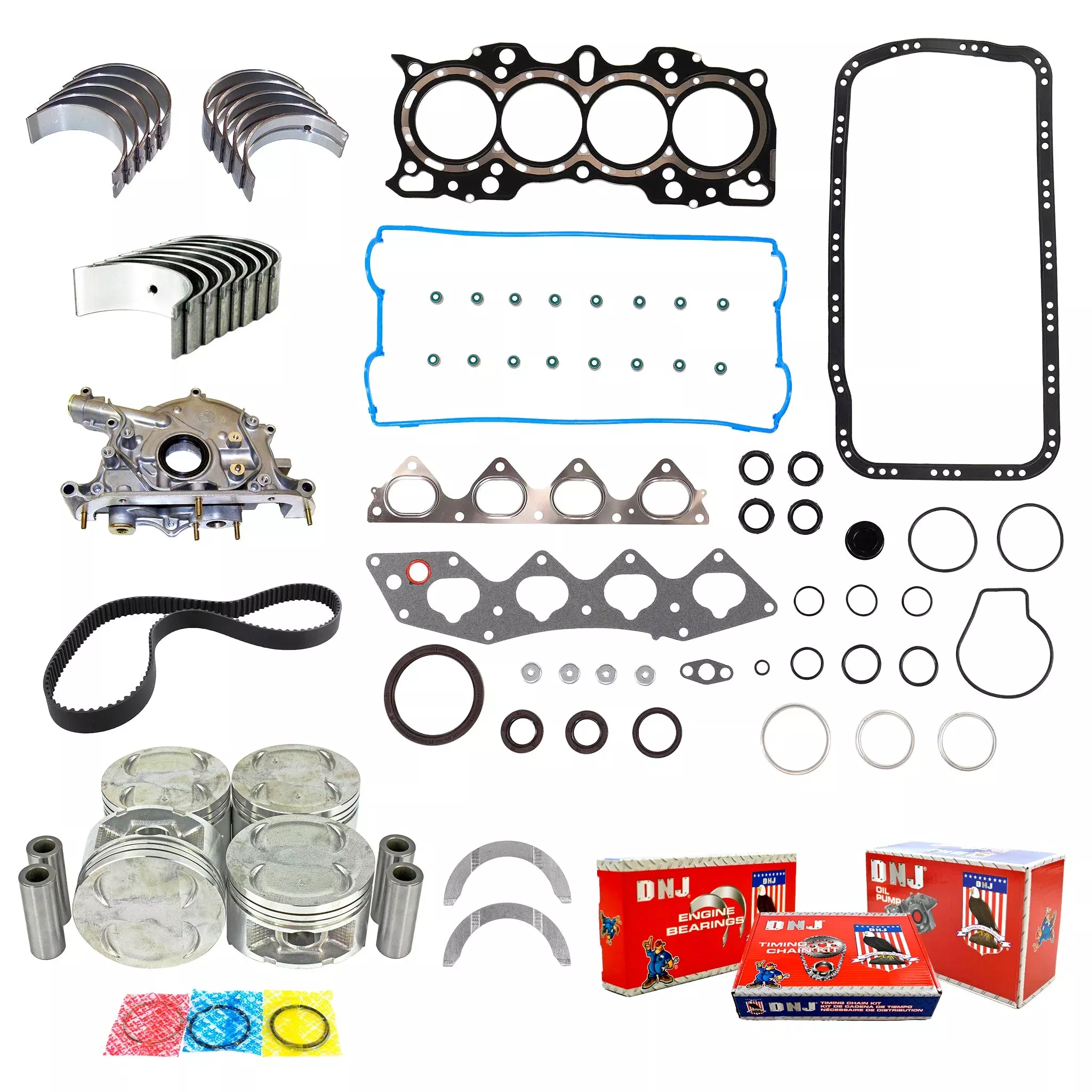 Master Engine Rebuild Kit 1999-2001 Honda 2.0L