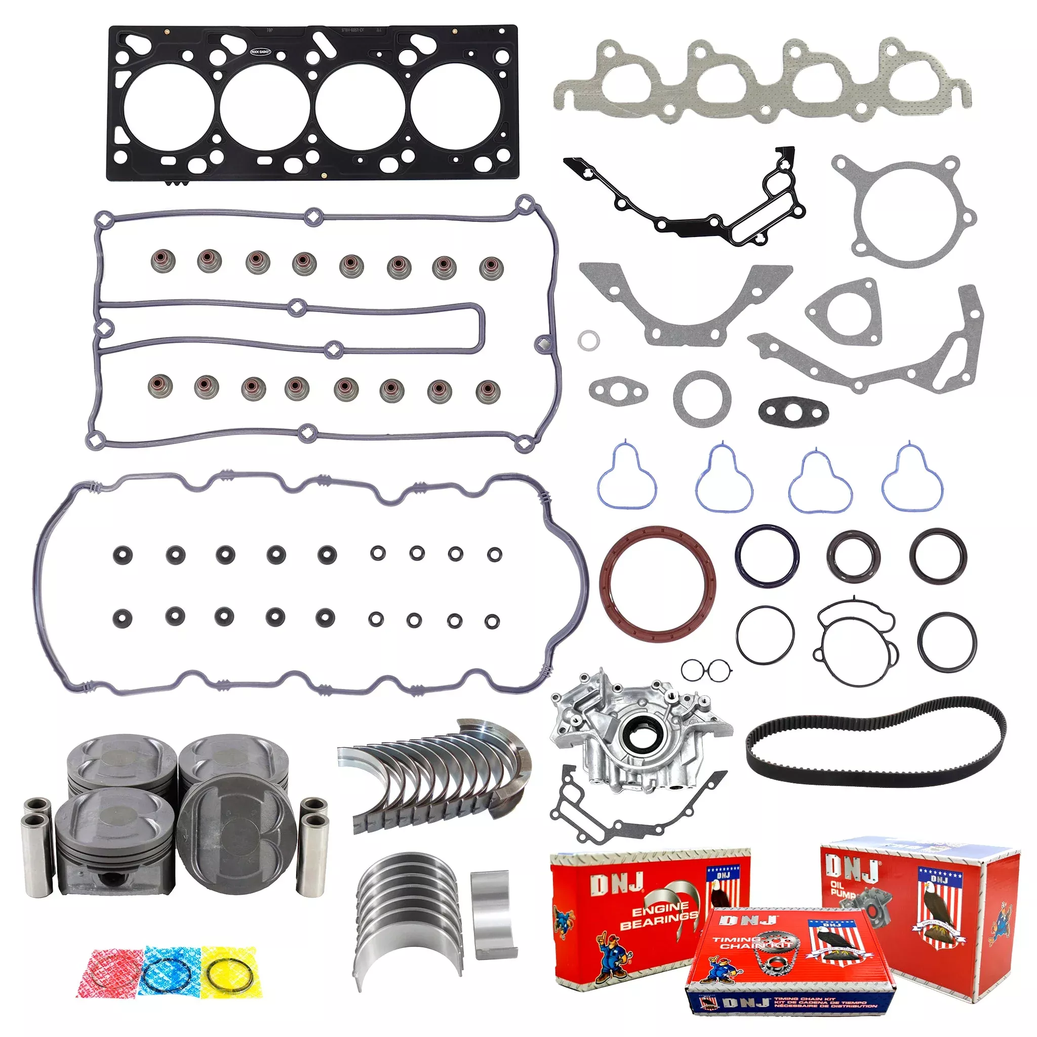Master Engine Rebuild Kit 2000 Ford,Mercury 2.0L